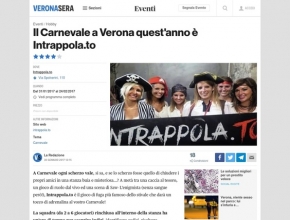 Verona Sera - Il Carnevale a Verona quest'anno è Intrappola.to
