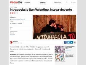 Padova Oggi - Intrappola.to a San Valentino: intesa vincente!
