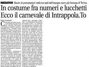 Torino Cronaca - In costume fra numeri e lucchetti. Ecco il Carnevale di Intrappola.to