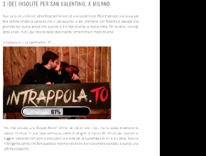 A Milano puoi - Intrappola.to tra le idee insolite per San Valentino!