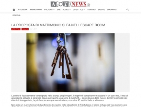www.agoranews.it - La proposta di matrimonio si fa nell'escape room