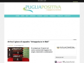 PugliaPositiva - Arriva il gioco di squadra Intrappola.to "In Mall"