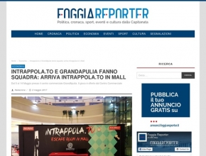 Foggia Reporter - Intrappola.to e GrandApulia fanno squadra