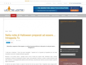 Udite Udite.it - Nella notte di Halloween preparati ad essere… Intrappola.To