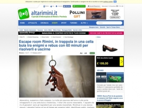 AltaRimini.it - Escape room Rimini, in trappola in una cella buia tra enigmi e rebus con 60 minuti per risolverli e uscirne