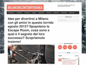 Milano in Contemporanea - Idee per divertirsi a Milano con gli amici? Spopolano le escape room, Intrappola.to in testa