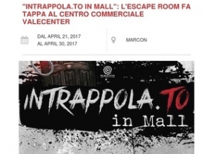 Plannify - Intrappola.to In Mall: l'escape room fa tappa al centro commerciale VALECENTER